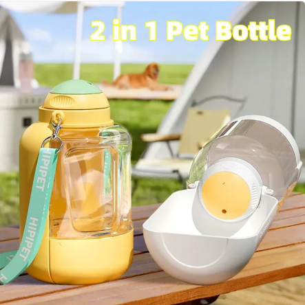 Dual Pet Feed & Hydrate Bottle