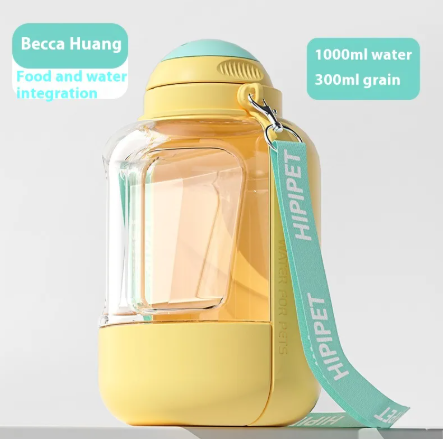 Dual Pet Feed & Hydrate Bottle