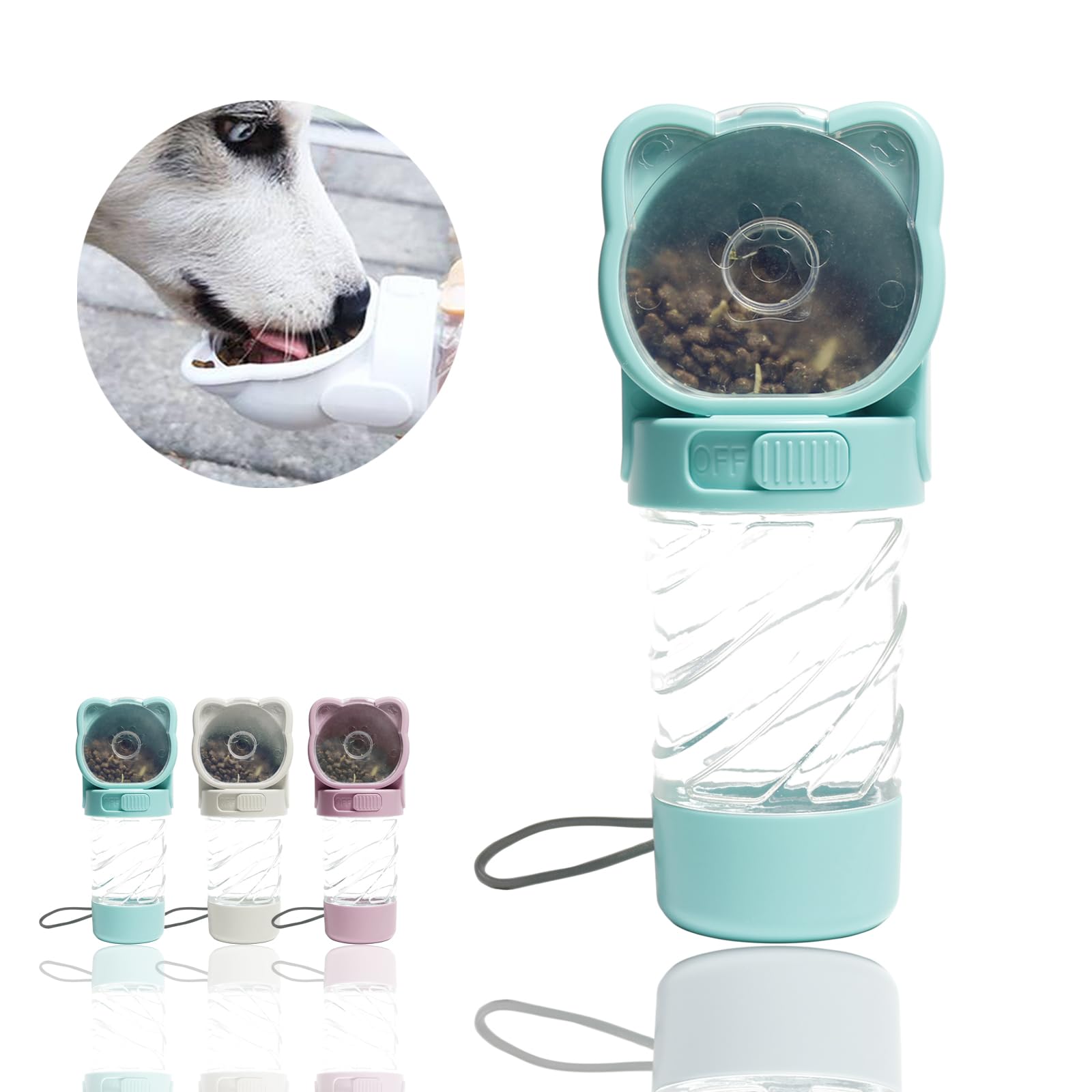 Green Trail Pals 3-in-1 Pet Care Bottle