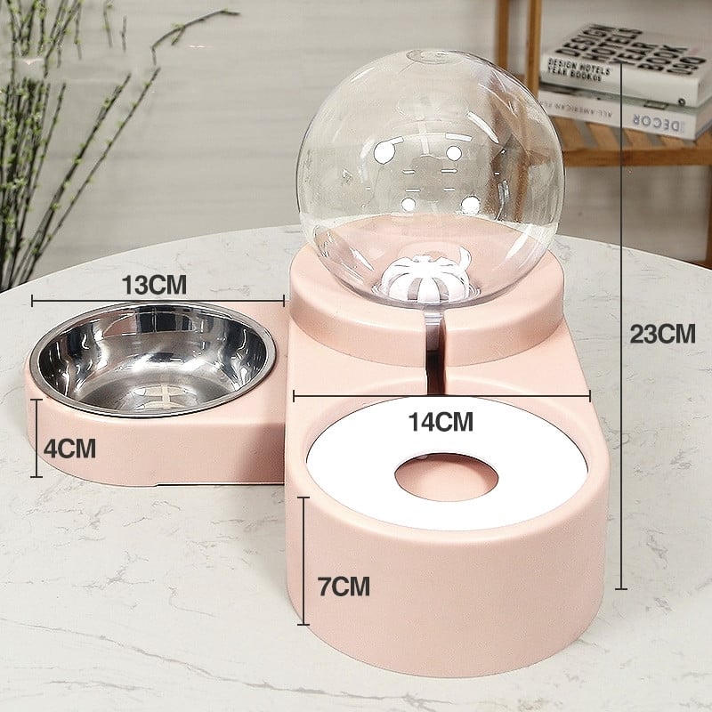 SmartServe 1.8L Pet Feeder & Fountain
