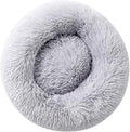Fluffy Donut Pet Bed for Indoor Cats and Small Dogs