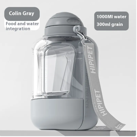 Dual Pet Feed & Hydrate Bottle