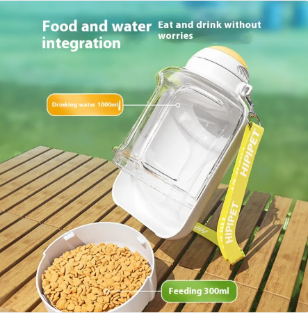 Dual Pet Feed & Hydrate Bottle