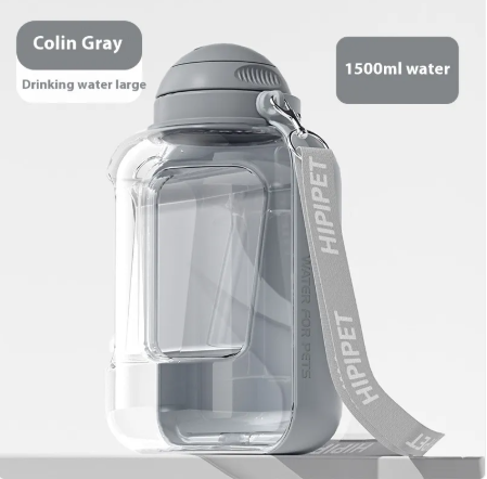 Dual Pet Feed & Hydrate Bottle