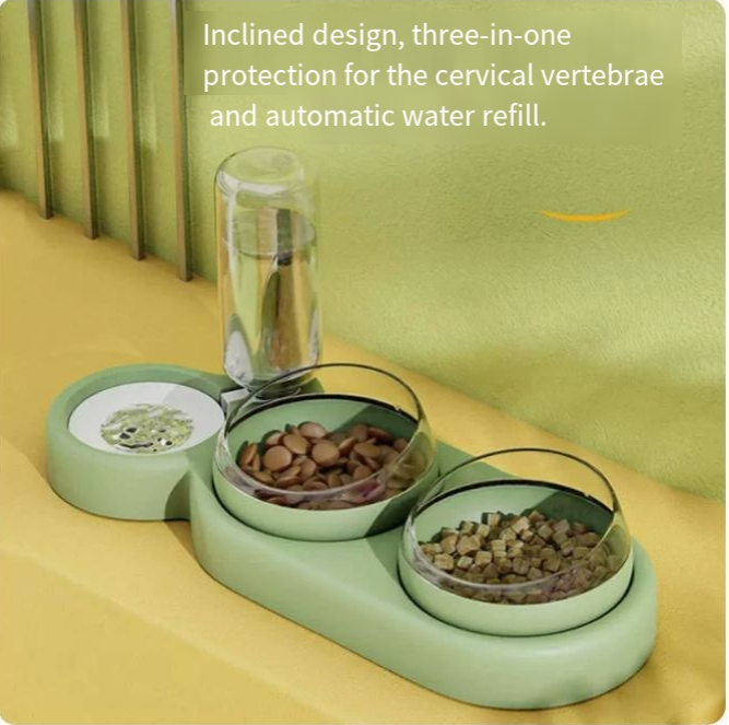 AutoServe Pet Station with Water Fountain